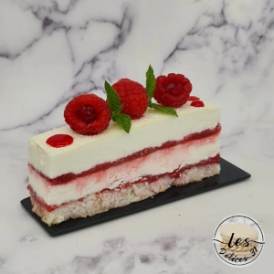 Gâteau framboise coco