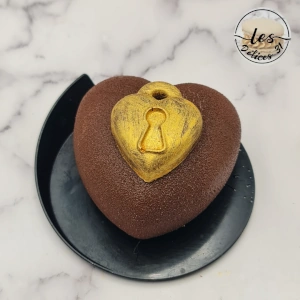 Entremet cœur praliné