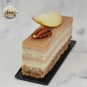 Gâteau poire pécan