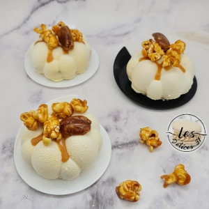 Entremet popcorn pecan