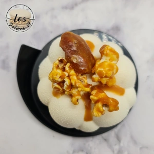 Entremet popcorn pecan