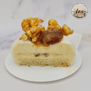 Entremet popcorn pecan