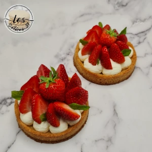 Tartelette sablée aux fraises