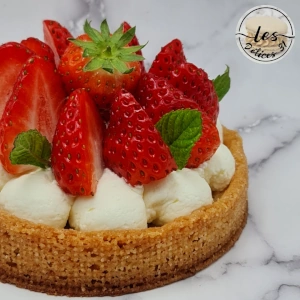 Tartelette sablée aux fraises