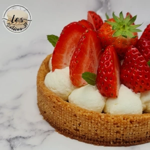 Tartelette sablée aux fraises