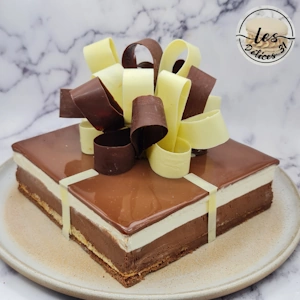 Gâteau vanille et chocolat