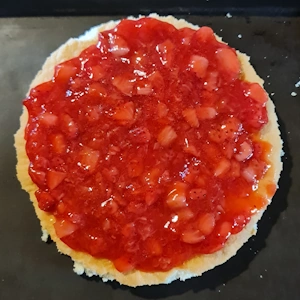 Gâteau fraise et vanille