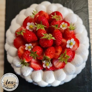 Gâteau fraise et vanille