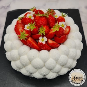 Gâteau fraise et vanille