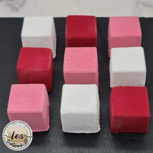 Cube fraise pistache