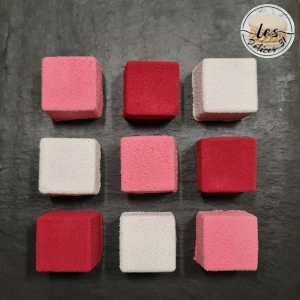 Cube fraise pistache