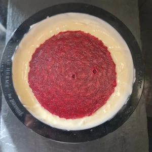 Entremet framboise citron