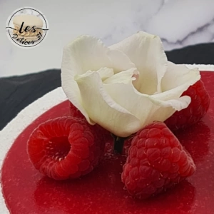 Entremet framboise citron