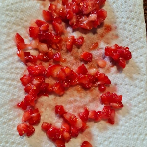 Meringue et fraise
