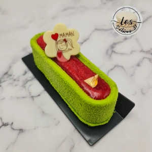 Entremet pistache fraise