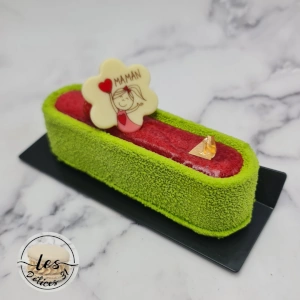 Entremet pistache fraise