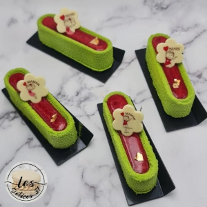 Entremet pistache fraise