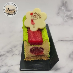 Entremet pistache fraise