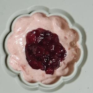 Entremet cerise