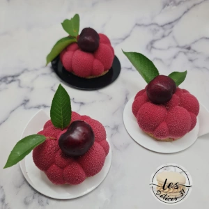 Entremet cerise