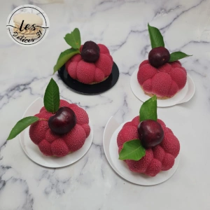 Entremet cerise