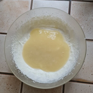 Entremet pêche