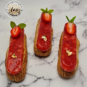 Eclair fraise menthe