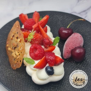 Pavlova fruits rouges