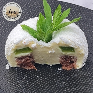 Entremet menthe chocolat