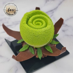 Entremet menthe chocolat
