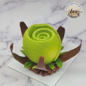 Entremet menthe chocolat