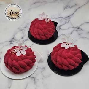 Entremet fraise spéculoos