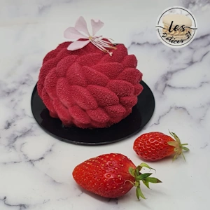 Entremet fraise spéculoos