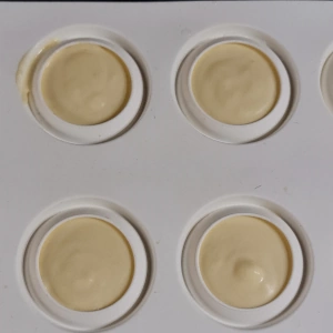 Entremet pêche et spéculoos