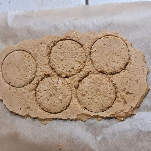 Entremet pêche et spéculoos