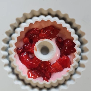 Entremet fruits rouges