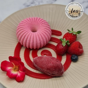 Entremet fruits rouges