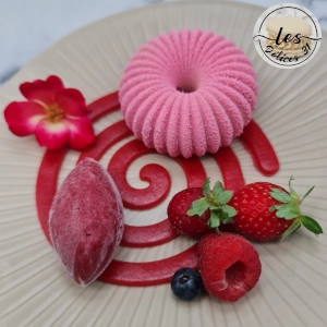 Entremet fruits rouges