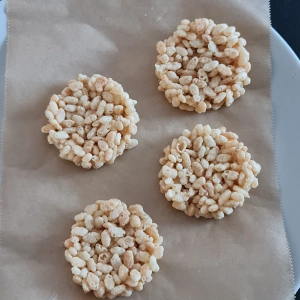 Entremet mûre riz soufflé