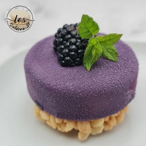 Entremet mûre riz soufflé
