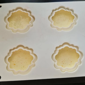Panna cotta orange