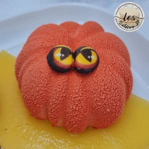 Panna cotta orange