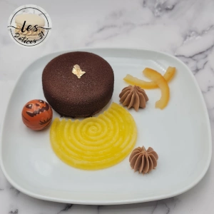 Entremet chocolat orange