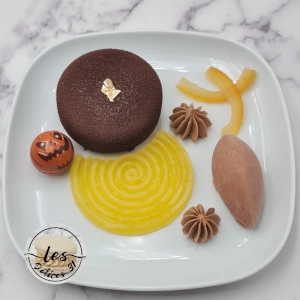 Entremet chocolat orange