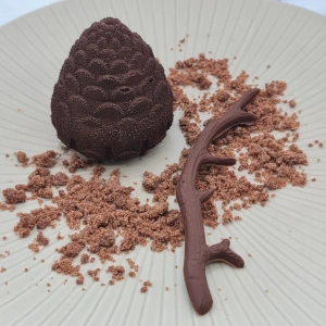 Entremet pomme de pin