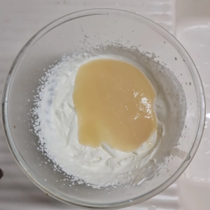 Entremet poire praliné