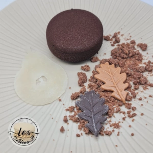 Entremet poire praliné