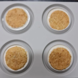 Entremet vanille praliné