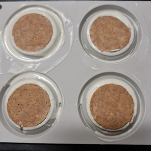 Entremet vanille praliné