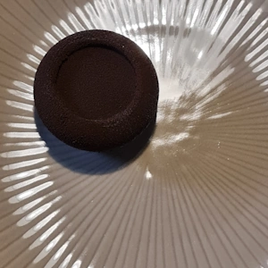 Entremet vanille praliné